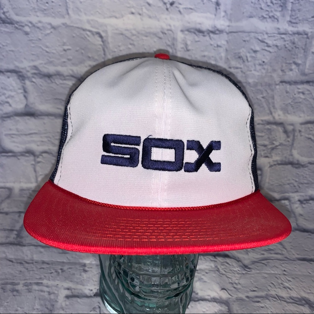 Vintage Chicago White Sox Snapback Hat Twins mesh
